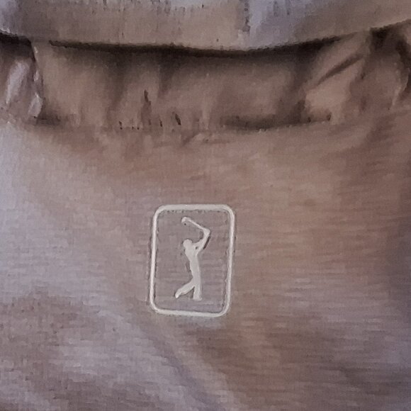 PGA Tour Pro Series Men's XXL Gray 1/4 Zip Breathable Mesh Lined Windbreaker - Picture 4 of 6